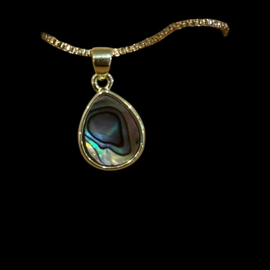 estones esc287 abalone shell pendant