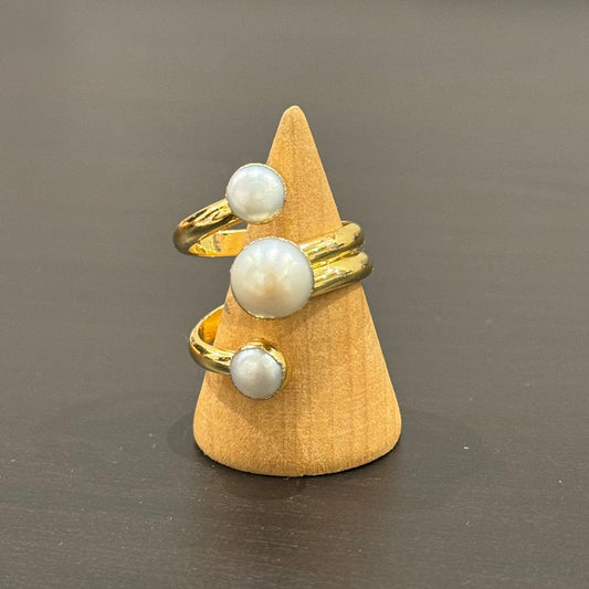 estonnes esr175 baroque pearl ring