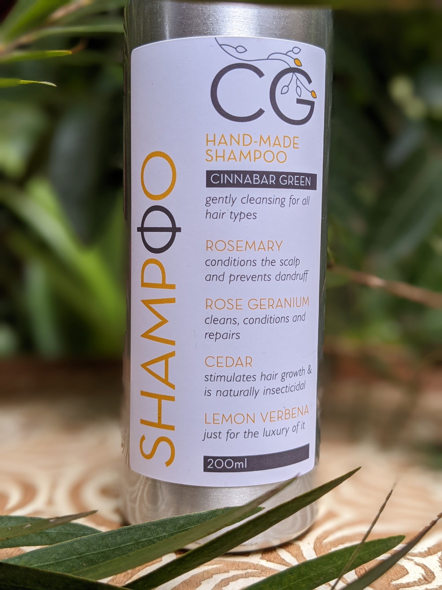 Cinnabar Green Verveine & Rosemary Shampoo - 200ml